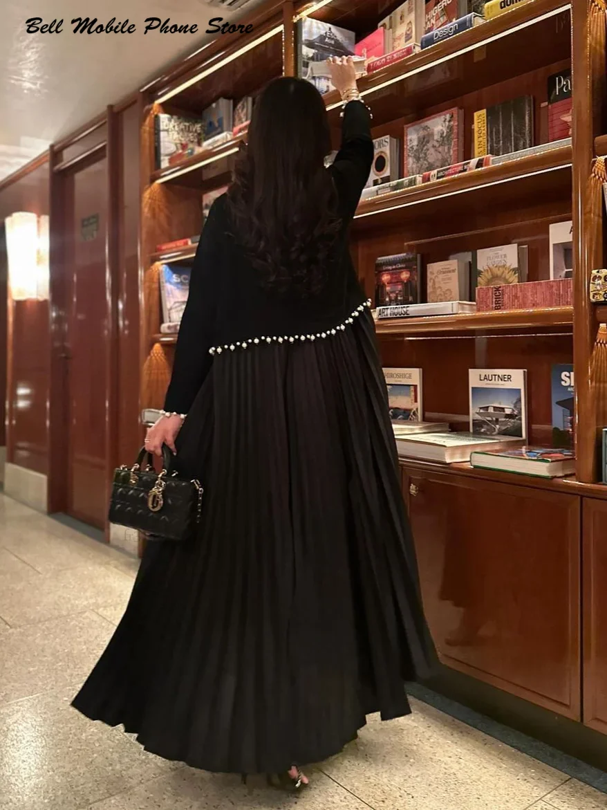 Abayas avec perles et robes longues pour femmes - image de produit 2