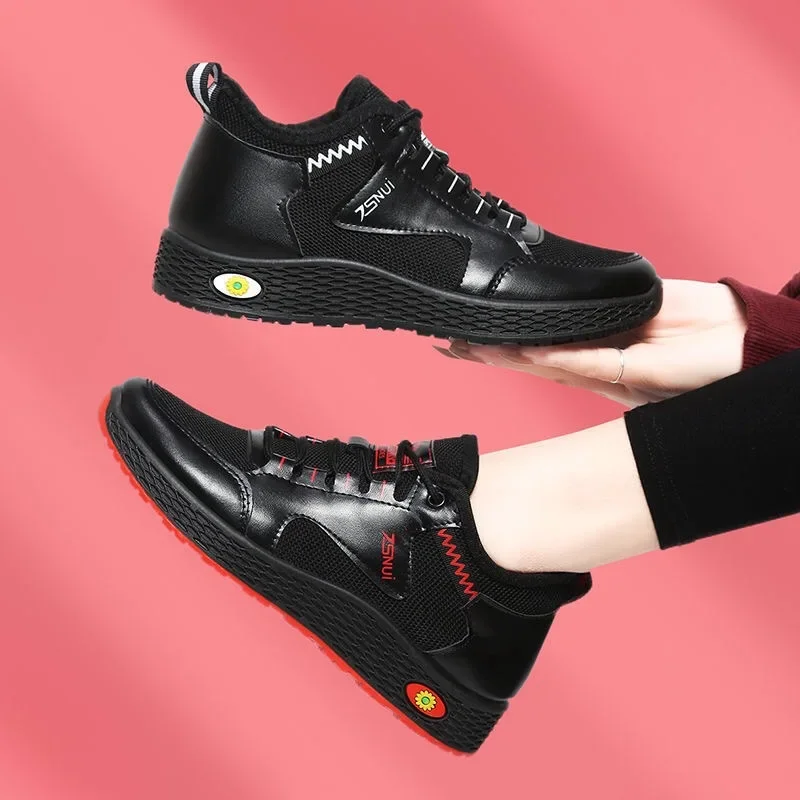 Baskets à plateforme respirante pour femmes, style décontracté et tendance - image de produit 3