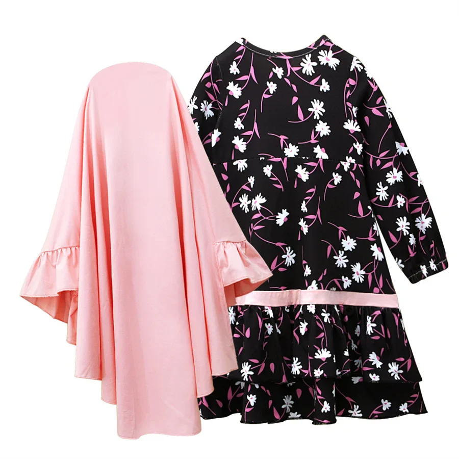 Robe de Prière Maxi pour Enfants, Ensemble Imprimé pour Ramadan - image de produit 3
